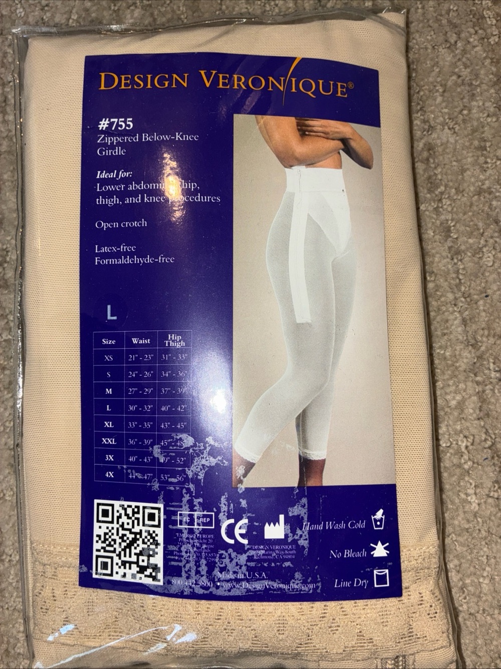 Design Veronique Compression Garment NEW, Large